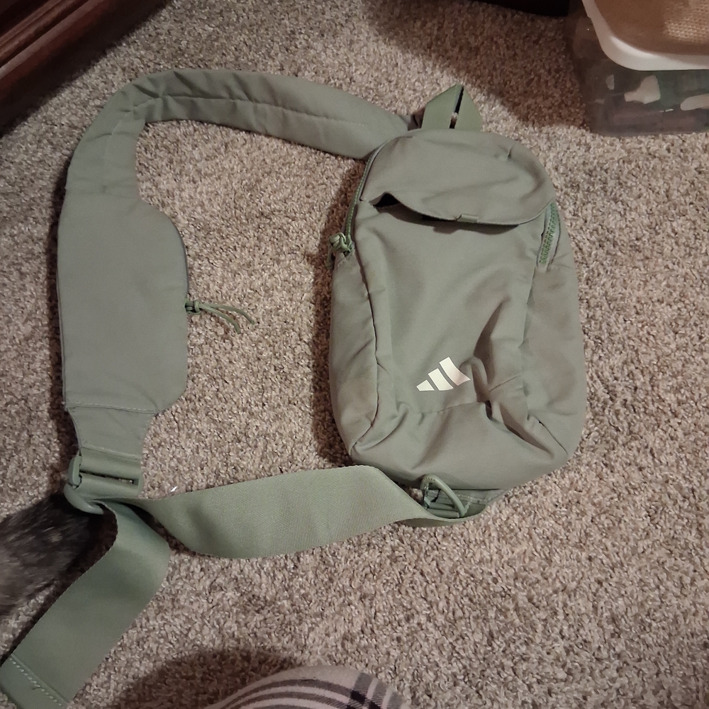 Adidas Sage Green Sling Bag